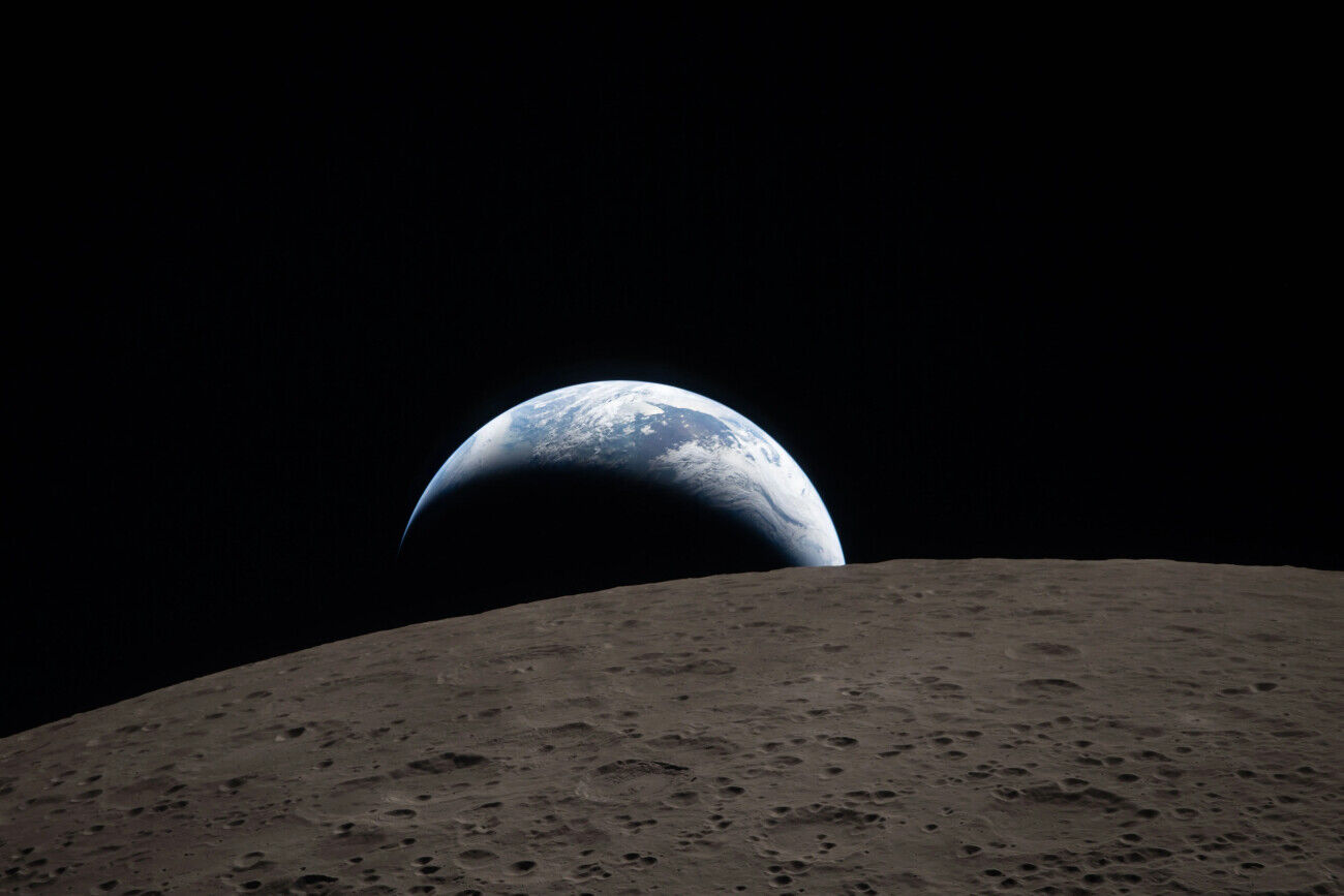 ￼Artemis II Crew Witnessing Earthiest