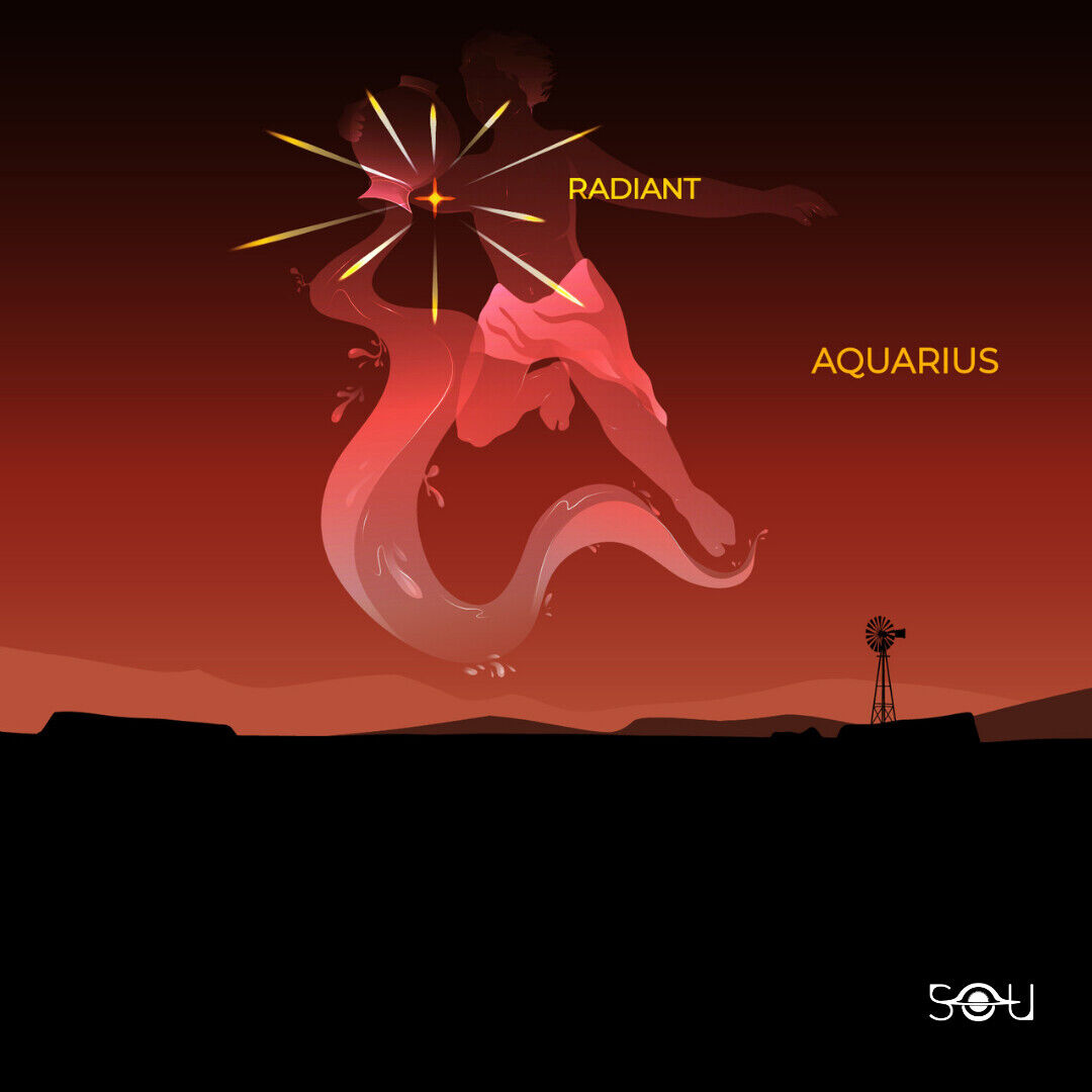 The radiant of the eta Aquariid meteor shower in Aquarius