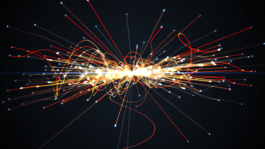 Particles have been seem emerging from empty space for the first time