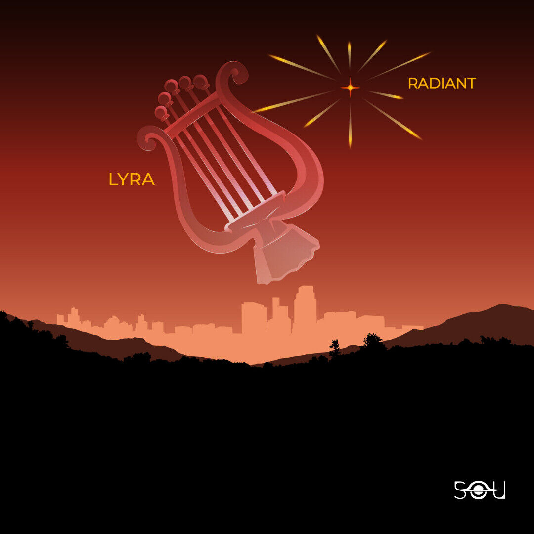 Lyrid meteor shower constellation Lyra